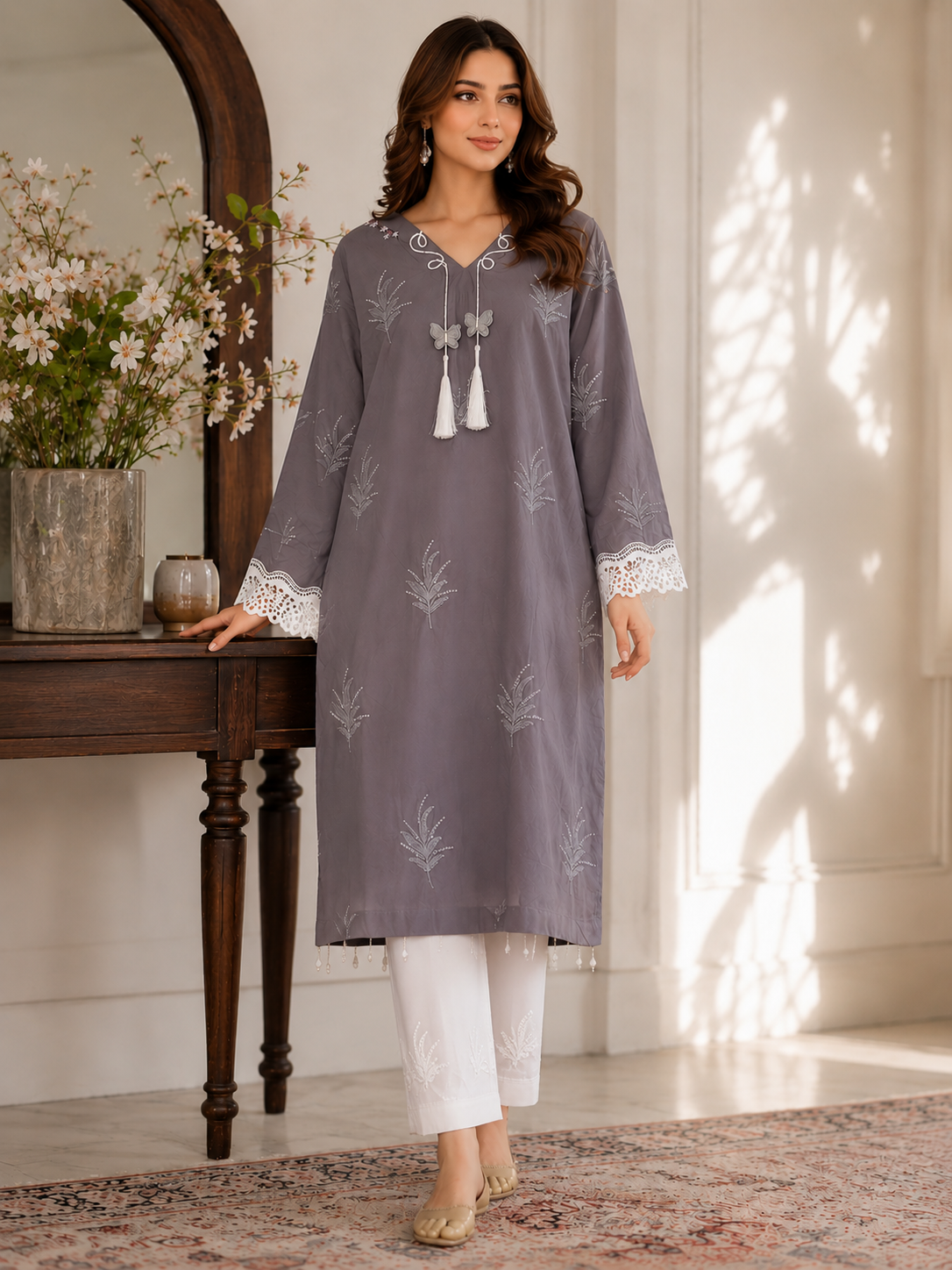 Grey Fusion Tailored 3-Piece