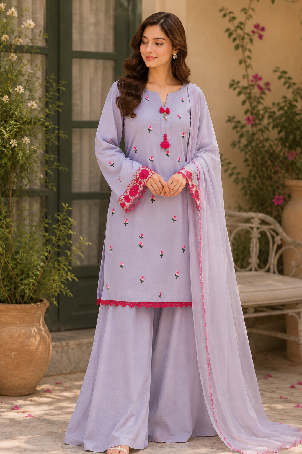 Lavender Tailored 3-Piece