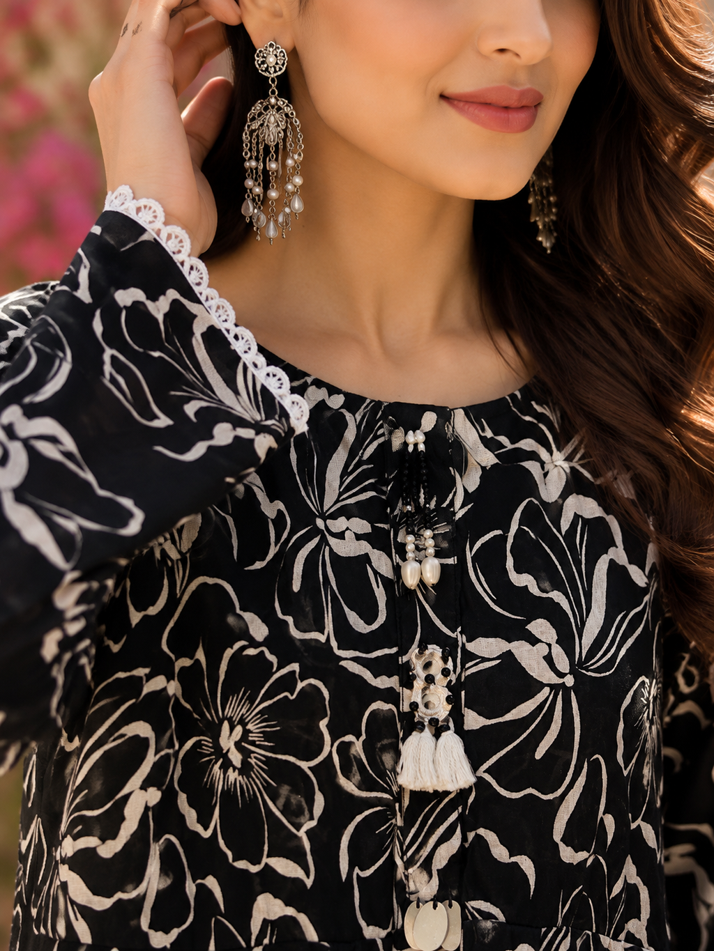 Black & White Panel Frock