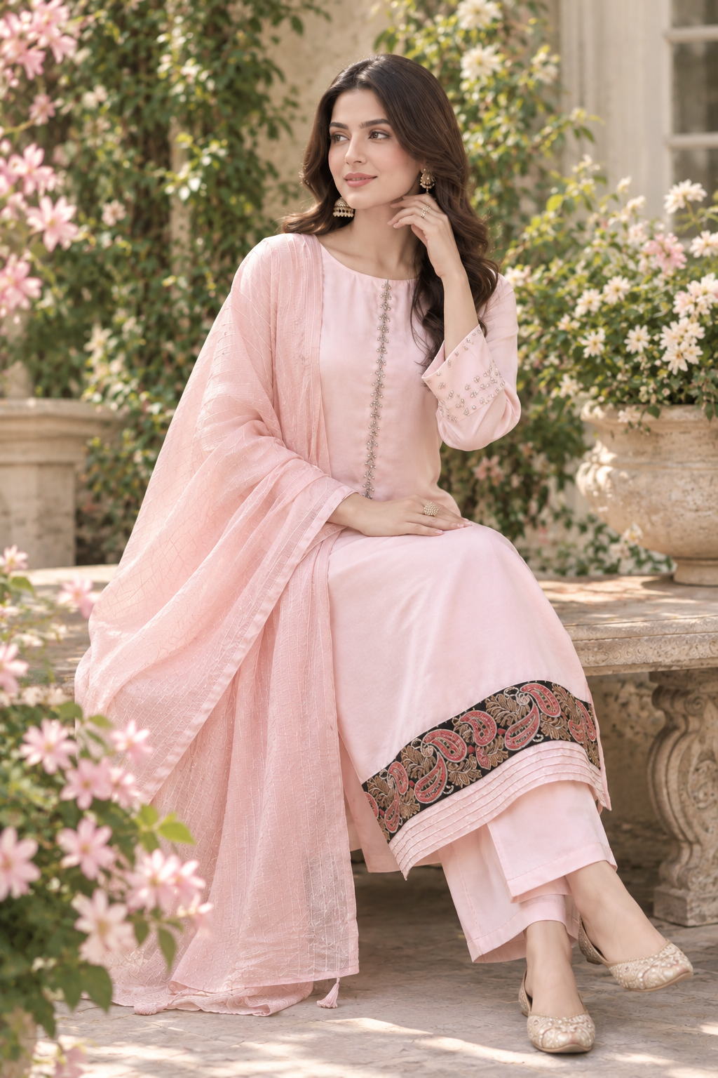 Silk Pink 3 Piece