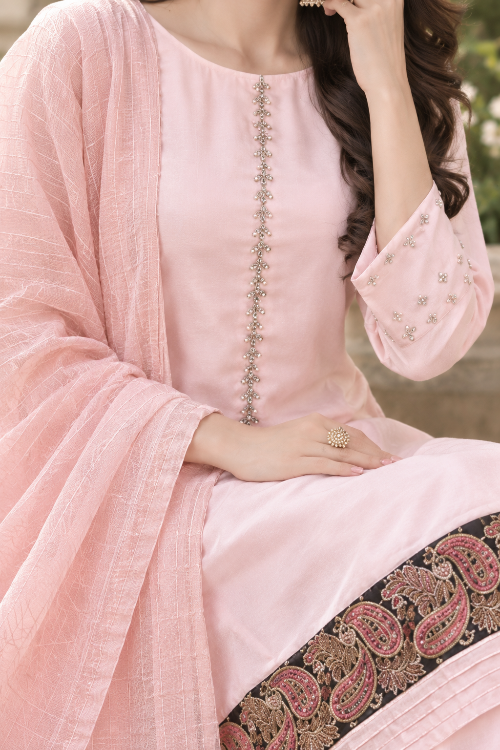 Silk Pink 3 Piece