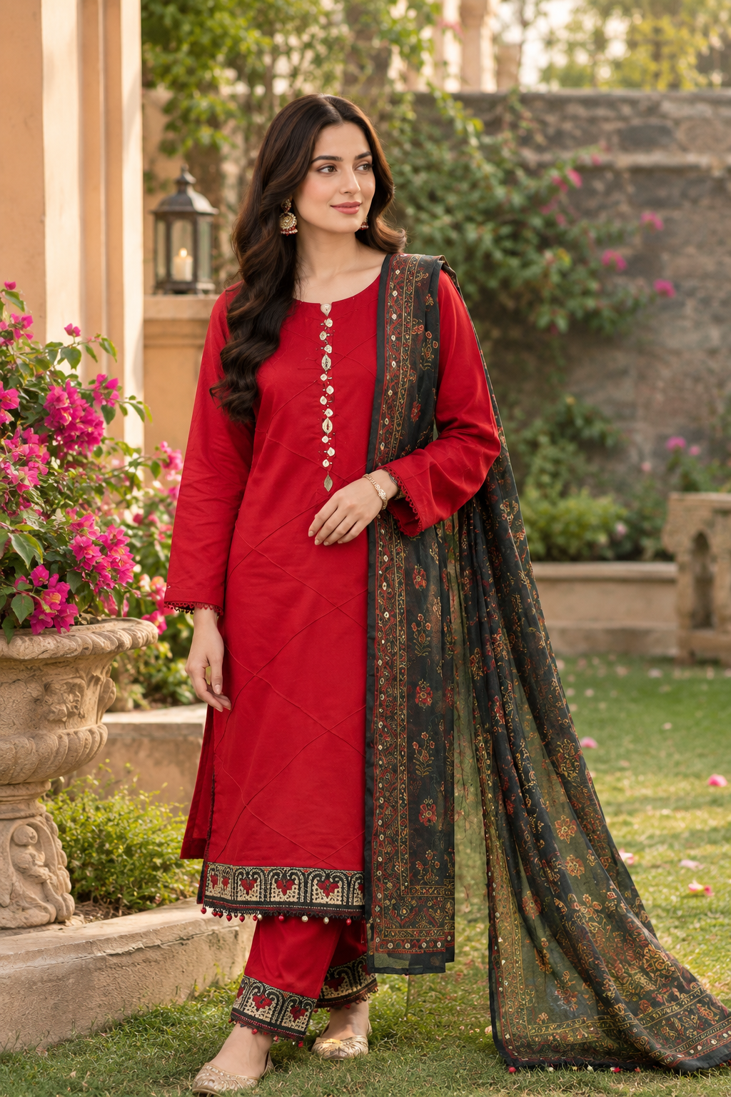 Red Lawn Suit