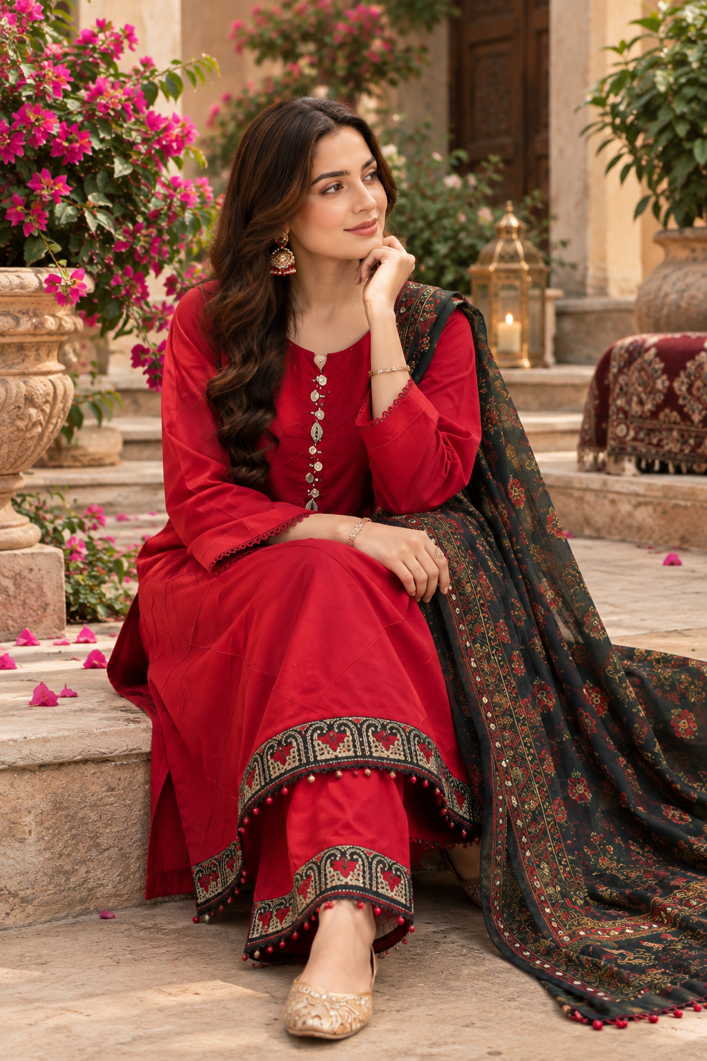 Red Lawn Suit