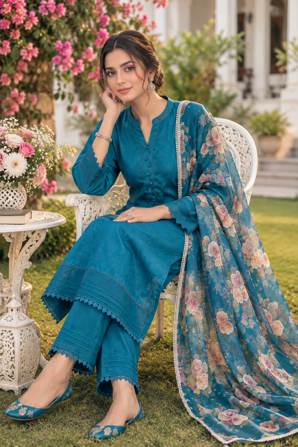 Raw Silk Blue