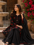 Black Floral Fusion - Tailored 3-Piece