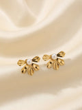Golden Petal Studs