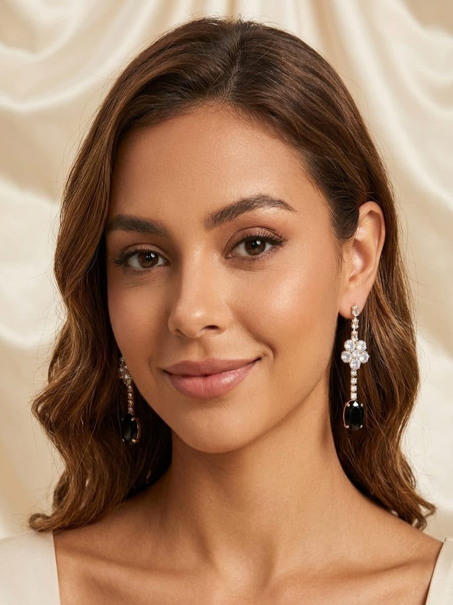 Black Bold Earrings