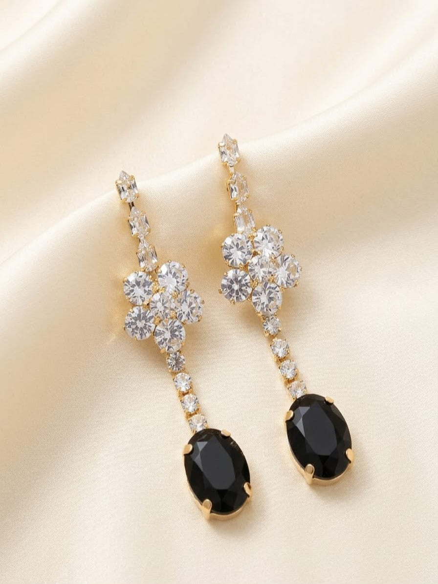 Black Bold Earrings