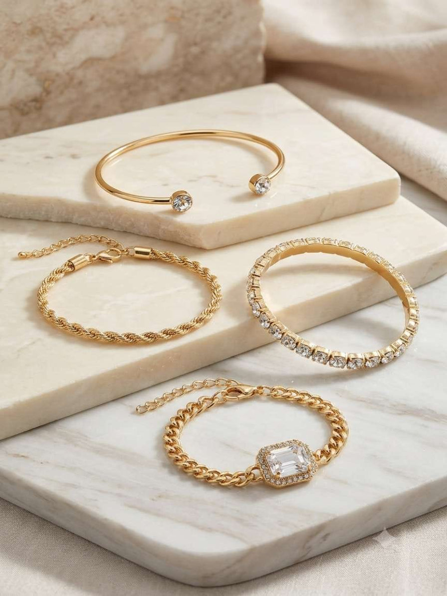 4pcs Elegant Ladies Bracelets