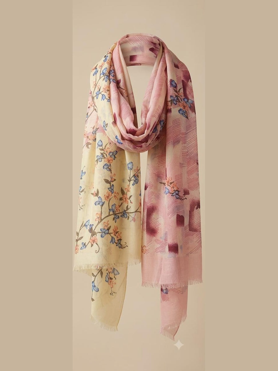 Women Fashionable Thin Printed Headscarf Suitable For Daily Wear